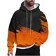 thumbnail image 2 of Sudadera con capucha para hombre, estilo casual, con cuello redondo, estampado, manga larga, blusa de poliéster, 2 of 6