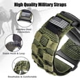 thumbnail image 2 of FL Compatible with Samsung Galaxy Watch 8 Classic 46mm/Galaxy Watch 8 40mm 44mm,Rugged Nylon Woven Loop Sport Adjustable Strap Replacement Wristband, 2 of 7