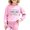 AB35 Pink, variant on Tisuna Kids Girls Long Sleeve Sweatshirts Soft Crewneck Letter Print Tops Toddler Daily Wear Fall Outfits Size 2-3 Years Black