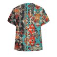 thumbnail image 4 of Camisetas de Manga Corta para las Mujeres, Impresión de Moda Divertido, Camisetas de Cuello en V para las Mujeres, 4 of 6