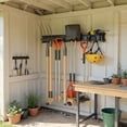thumbnail image 2 of Zhouguangjun 12pcs Garage Organizer Wall Mounted Adjustable Tool Storage Rack System, 2 of 4