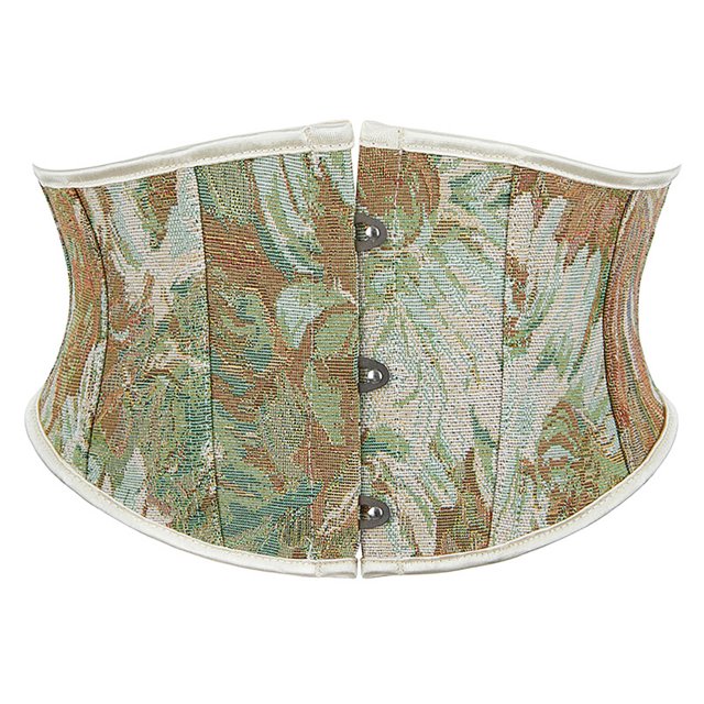 Mareep Corset Rétro pour Femmes avec Lacets devant et Boucle en Métal - Gainant Vintage pour Femmes