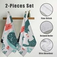 thumbnail image 3 of Nawy Cute Cat Towel Set for Kitchen and Bathroom, Pack of 2, Soft and Absorbent, 27.5x16in 27.5*16in, 3 of 6