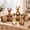 6 Pcs Reindeer, variant on Vintage Wooden Ghost Decor Set of 3, Halloween Decoration Indoor Ghost Statue Rustic Tabletop Ornaments for Mantels, Shelves, Entryway Tables