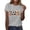 Gray, variant on Women's 2026 USA Canada Mexico Soccer Graphic Tee Short Sleeve Crew Neck T-Shirt Sportswear Casual Fan Top For Match Day Celebrations