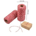 thumbnail image 3 of Christmas String Red And White String Christmas String Red And White String Cotton Knitting DIY Christmas Wrapping Twine String For Gift Meat Wrapping Crafts, 3 of 8