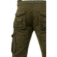 thumbnail image 4 of X RAY JEANS Mens Belted Classic Fit Cargo Pants, Olive, 30X32, 4 of 6
