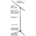 thumbnail image 3 of OnStage MS7701B Euro Boom Microphone Stand Bundle (Black) (2 Items), 3 of 4