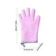 thumbnail image 4 of Heat Resistant Silicone Baking Gloves - Ambidextrous Oven Mitts for Kitchen, BBQ & Microwave, Non-Slip High Temperature Insulation & Easy Clean, 4 of 6