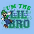 thumbnail image 2 of Infants' Nintendo I'm the Lil' Bro Luigi  Bodysuit, 2 of 3