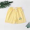 thumbnail image 6 of ZHANGDER 3 Pack Baby Boy Shorts Casual Elastic Waist Soft Clothes for Summer Daily with Drawstring, 18M-6Y, 6 of 8