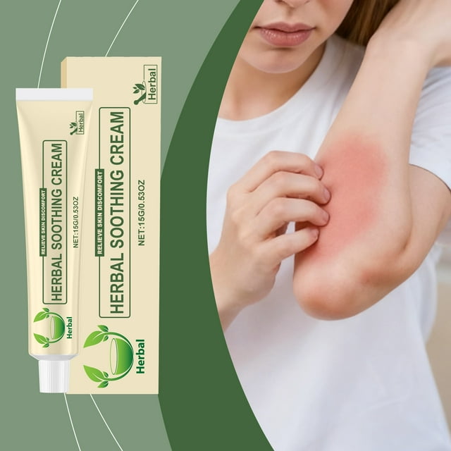 Crema Calmante Herbal 15 G | Aplicación Corporal Suave Diaria | Hidratación Continua | Tacto Agradable