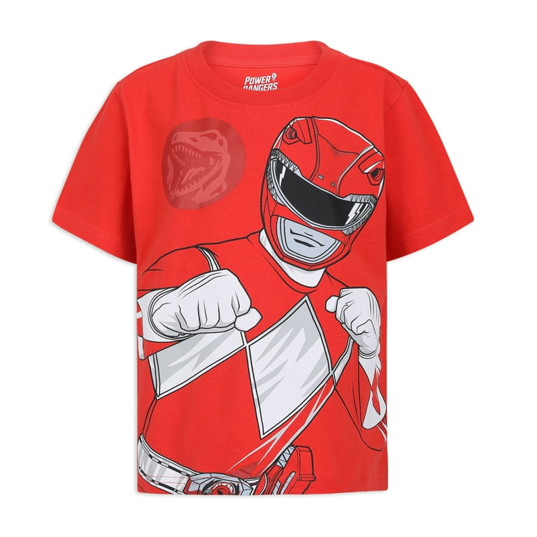 Power Rangers Boys Short Sleeve T-Shirt Pack Shirts for Little