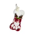 thumbnail image 2 of Cute Paw Shape Christmas Stocking For Gift Bag, Holiday Hanging Decor for Fireplace Mantel and Xmas Tree Gifts, 2 of 7