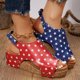 thumbnail image 5 of Amzcrzy Zapatos de mujer,Zapatos de mujer,Zapatillas de mujer, Sandalias de verano para mujer, elegantes, con tira trasera, punta abierta, cuñas, tacones altos, sandalias de playa Sandalias Mujer Zap, 5 of 9
