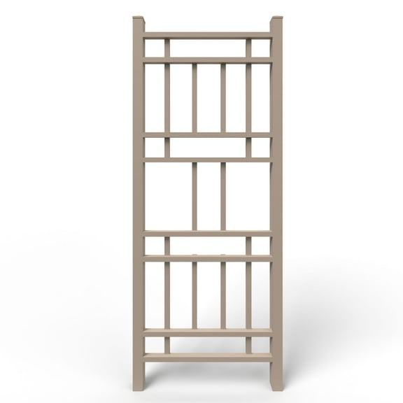 Dura-Trel Wellington 28 by 75 Inch Outdoor Garden Patio Trellis, Mocha