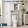 thumbnail image 2 of Multi-Tier Over Toilet Storage Bathroom Organizer Durable Material Space Saver, 2 of 3