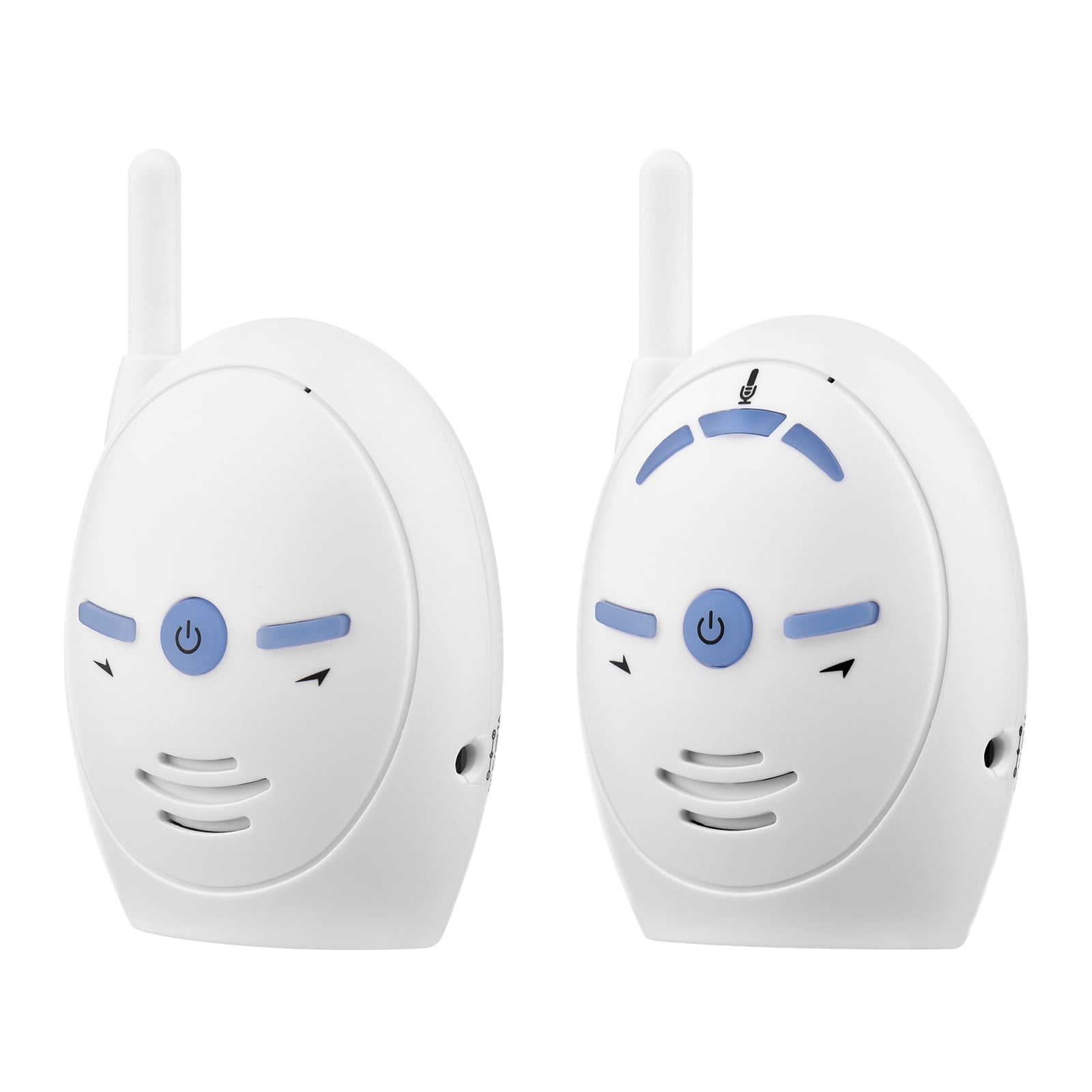 Nieyigj 2.4G Wireless Audio Baby Monitor with Two-Way Talk and 200M Range, White / 2.4G 无线婴儿监护器 (7.87 inches / 20 cm)