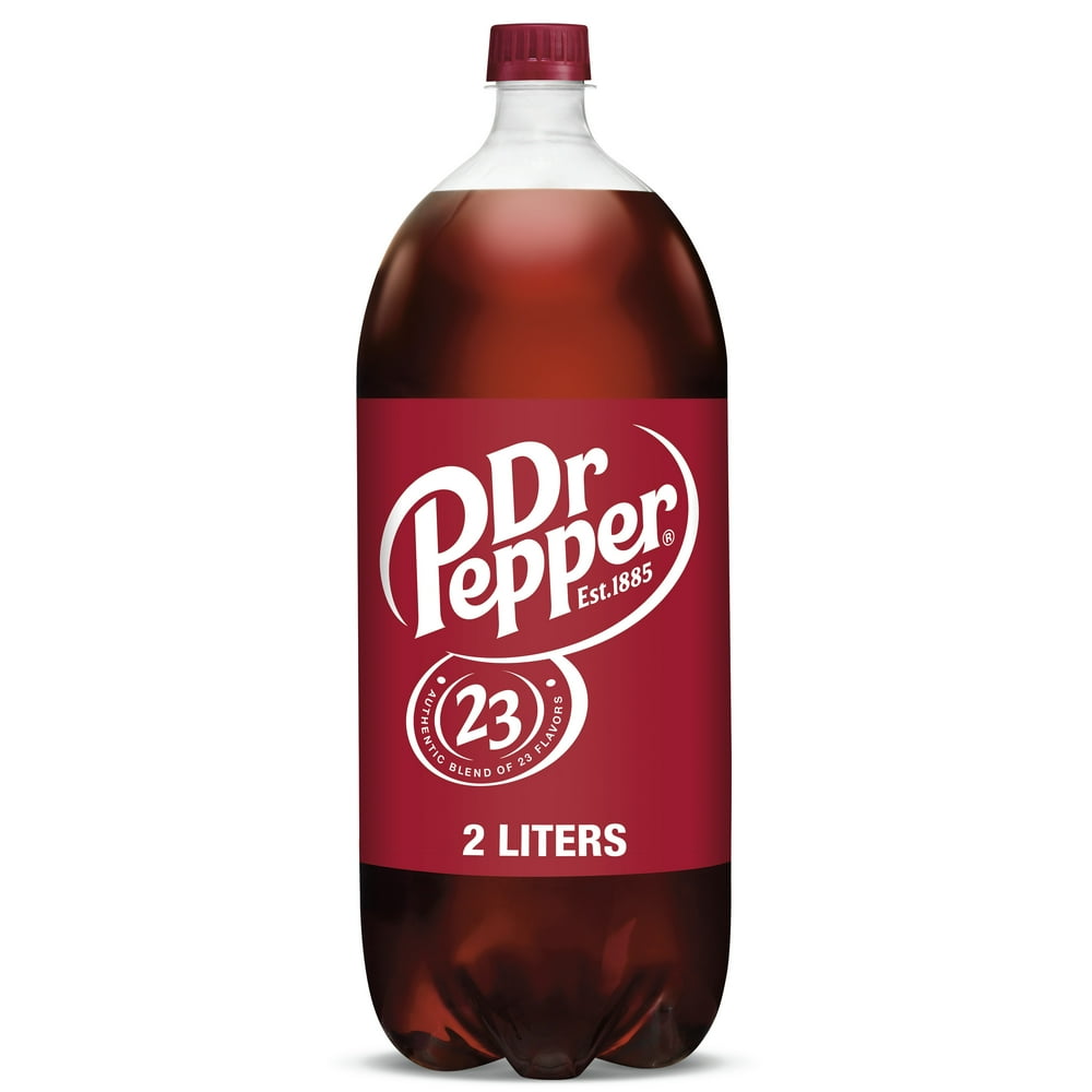 Dr Pepper Soda, 2 L bottle