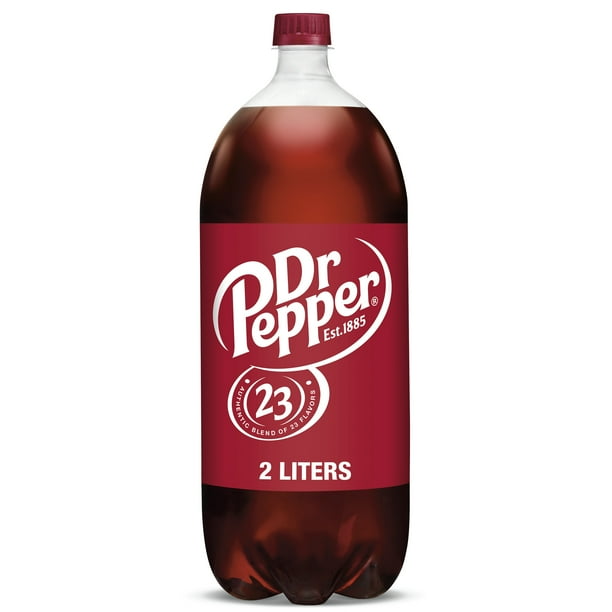 Dr Pepper Soda, 2 L bottle