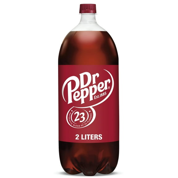 Dr Pepper Soda Pop, 2 L, Bottle
