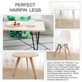 thumbnail image 4 of Patas de Mesa de Cabello de 11.8" Pies de Hierro para Muebles Accesorios de Muebles 4pcs, Negro, 4 of 7