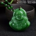thumbnail image 2 of HOOUN Classic Natural Chinese Agate Pendant Jade Necklace Blessing Lucky Amulet Gifts-A19, 2 of 9