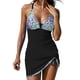 thumbnail image 2 of Trajes de baño tankini para mujer Trajes de baño para mujer Trajes de baño de dos piezas Camisetas sin mangas con estampado floral con pantalones cortos Trajes de baño, 2 of 7