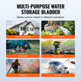 thumbnail image 7 of Portable Water Storage Bladder 142.7 Gal (540L) Collapsible PVC Water Tank - Emergency, Outdoor, Camping & RV Use - Black, 7 of 7