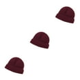 thumbnail image 2 of Gorro de Lana Minnieouse Otoño Invierno Tejido Casual Melón Rojo, 2 of 6