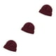 thumbnail image 2 of Gorros Otoño Invierno Tejido Casual Melón Beanie Moda Lana Qarigey Rojo, 2 of 6