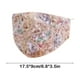 thumbnail image 3 of Mascarilla facial con lentejuelas brillantes | Franela multicolor | Tiras ajustables para las orejas | Mascarilla transpirable con purpurina | Reutilizable y lavable | Ideal para festivales,, 3 of 6