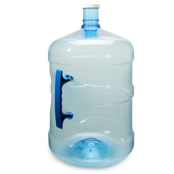 5 Gallon BPA FREE PET Plastic Reusable Water Bottle Container Jug (Made in USA)