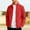 Red, variant on OGLCCG Youth Boys Windbreaker Lightweight Breathable Raincoat Outdoor Full Zip Windproof Rain Jacket with Pockets 12-19 Years