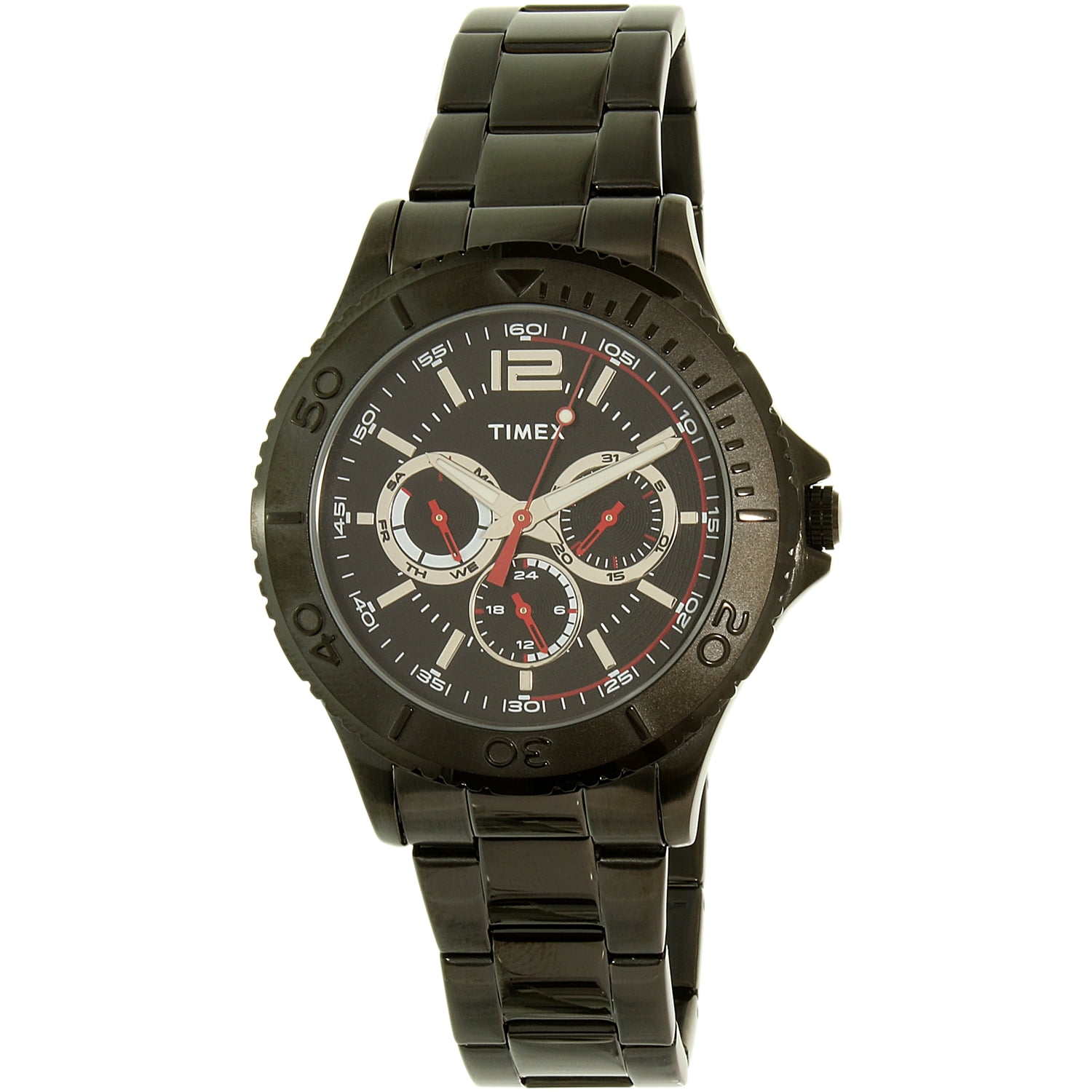 Timex Men's TW2P87700 Black Stainless-Steel Plated Japanese Quartz Dress Watch | Walmart Canada