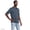 Dusk Indigo Heather, variant on Men's Short Sleeve American-grown Supima Cotton Polo Shirt