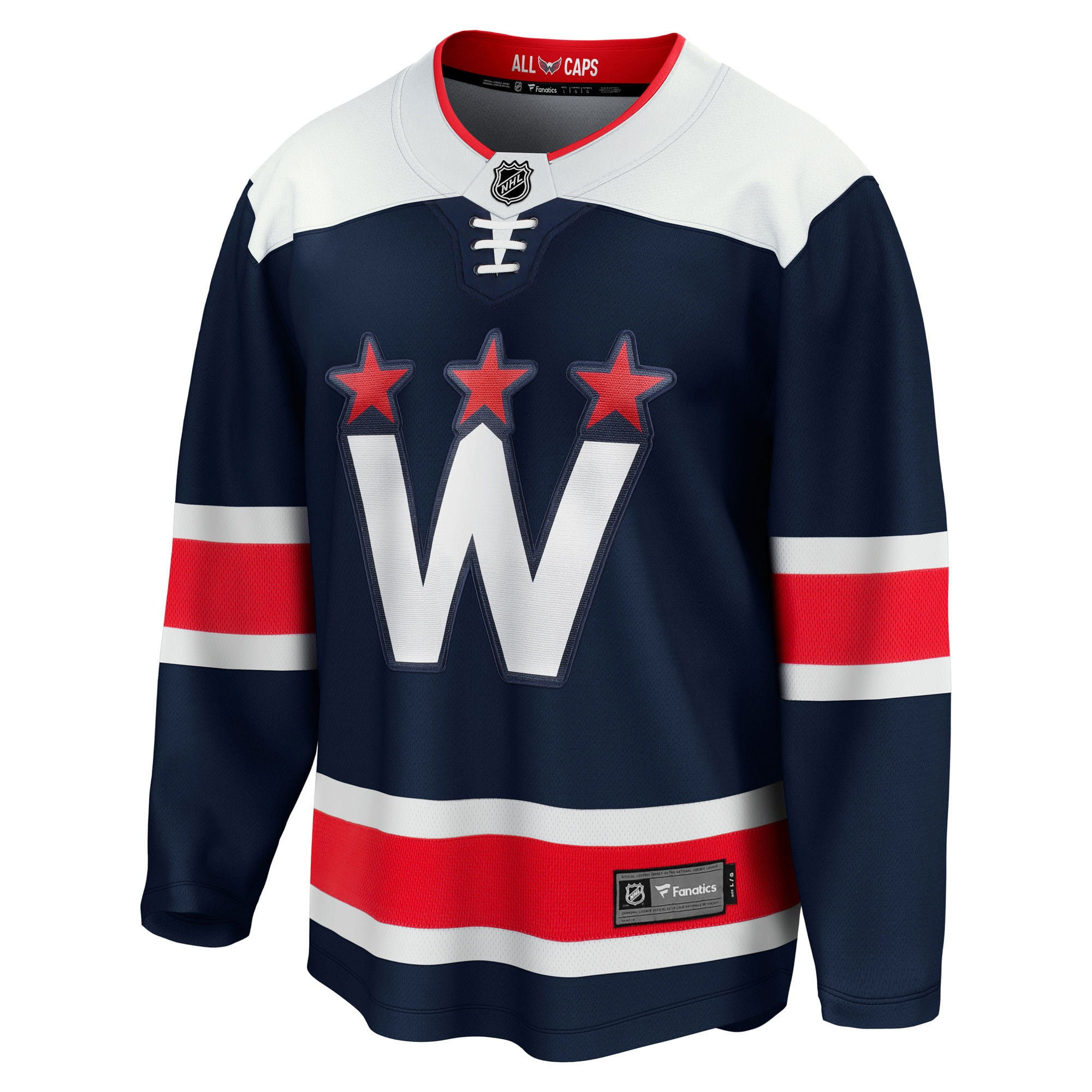 white capitals jersey