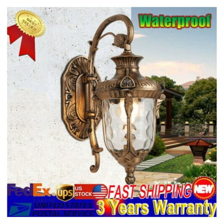 

YUNTIE Outdoor Weed Fixtures Exterior Wall Lantern Waterproof Sconce Porch Lights