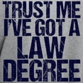 thumbnail image 3 of CafePress - Lawyer Humor Trust Me Hooded Sweatshirt - Pullover Hoodie, Hooded Sweatshirt, 3 of 4