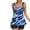 Blue, variant on Youyipin Womens Swimsuits Plus Size Tankini Swimsuit Two Piece Bathing Suits Flowy Swim Tops With Boy Shorts Beach Vacation Clothes For Women