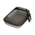 thumbnail image 4 of Caja de arena para gatos abiertos, bandeja de arena para mascotas, inodoro de gatos, baño para ir al baño, para gris, 4 of 8