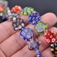 thumbnail image 5 of EOEMY Mixed Millefiori Lampwork Glass Lot Shapes Loose Beads For Jewelry Making-14# 14mm 20Pcs, 5 of 9