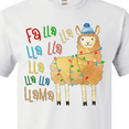 thumbnail image 4 of Inktastic Cute Christmas Fa Lla Llama T-Shirt, 4 of 5