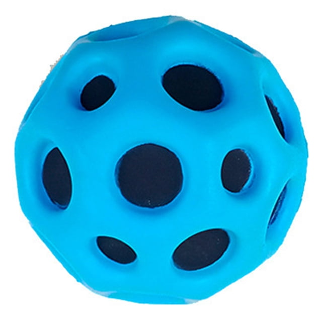 Pelota de agujero de alto rebote pelota espacial colorida pelota de goma para saltar juguetes de playa al aire libre