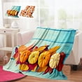 thumbnail image 2 of Lilixerw Clearance Fall Throw Blanket Autumn Harvest Pumpkin Blanket,Fall Maple Leaf Blanket Super Soft Throw Blanket,Lightweight Fluffy Plush Bed Blanket,for Autumn Thanksgiving Decorations, 2 of 6