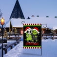 thumbnail image 6 of Merry Christmas Decorative Garden Flag, Xmas Jack Green Yard Outside Decorations, Funny Winter Holiday Farmhouse Outdoor Small Burlap Home Decor Double Sided 12 x 18, 6 of 6