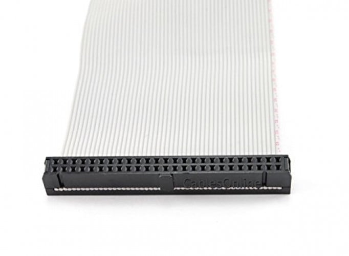 FR-5006 6 inch 50-Pin 2x25-Pin 2.54-Pitch Female 50-Wire IDC Flat Ribbon Cable