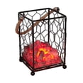 thumbnail image 1 of Linterna portátil antigua con pilas de de la decoración de la lámpara del carbón de leña para 11x11x16.5cm Yuyangstore Lámpara de chimenea, 1 of 7