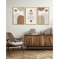 thumbnail image 6 of Drsoum Large 24x36in3pcs Natural Framed Abstract Bohemia Wall Art Line Printing Minimalist Prints for Bathroom, 6 of 9