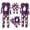 Purple, variant on Kakishop 2026 Halloween Family Pajamas Sets Funny Halloween Print Long SLeeve Top Pants 2 Piece Set Sleepwear Pjs, L